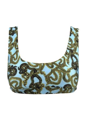 MONZLAPUR SS23 - Snake Bralette - turquoise Blue