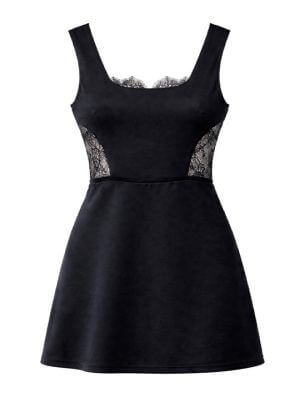 Deuniq Black Romper Jumpsuit