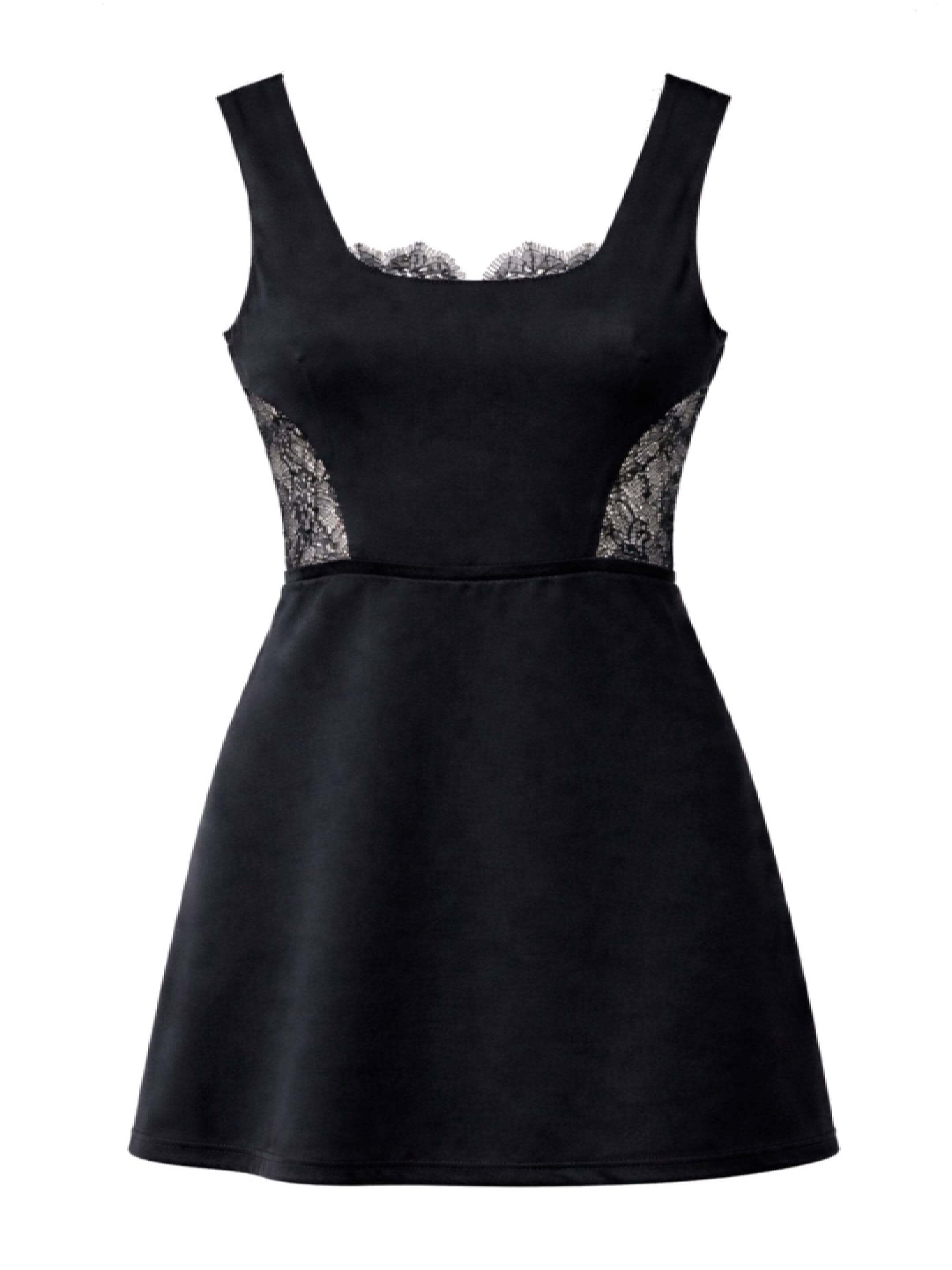 Deuniq Black Romper Jumpsuit