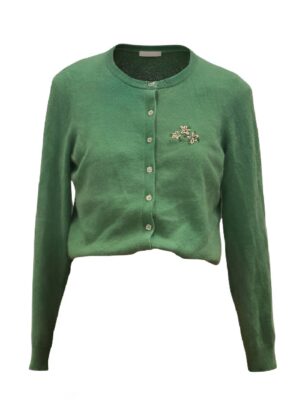 Little Bit Different Green Cashmere Hoodie/Sweatshirt/Sweater