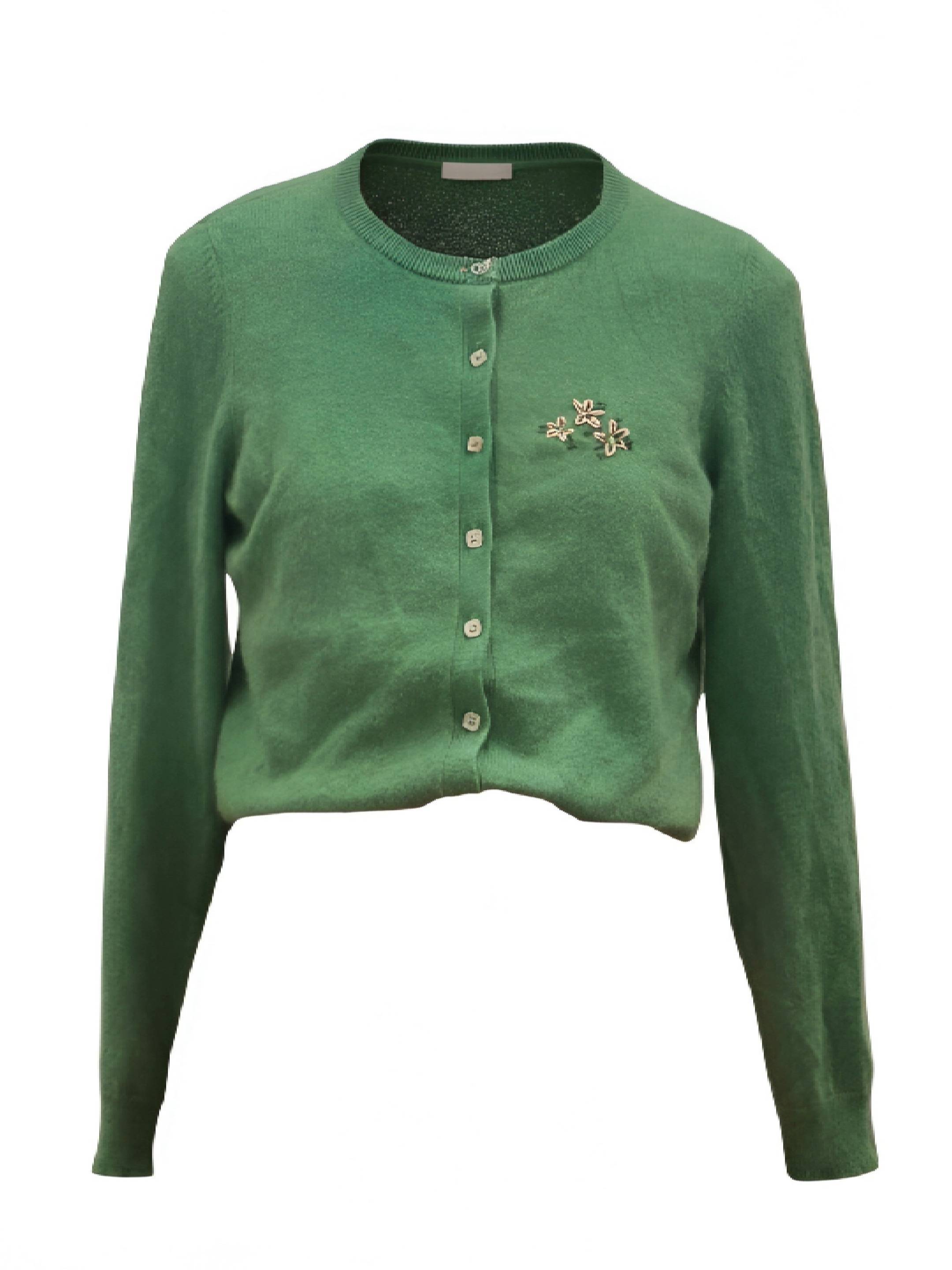Little Bit Different Green Cashmere Hoodie/Sweatshirt/Sweater