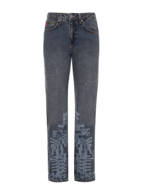 GLIX Blue Straight Leg Pants