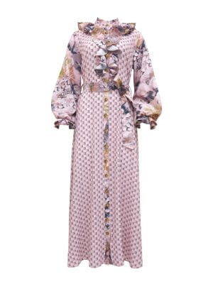 2madison Avenue BonitaGo Platinum Romanza Long Dress
