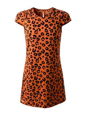 NEON RABBIT Animal Print Mini Dress
