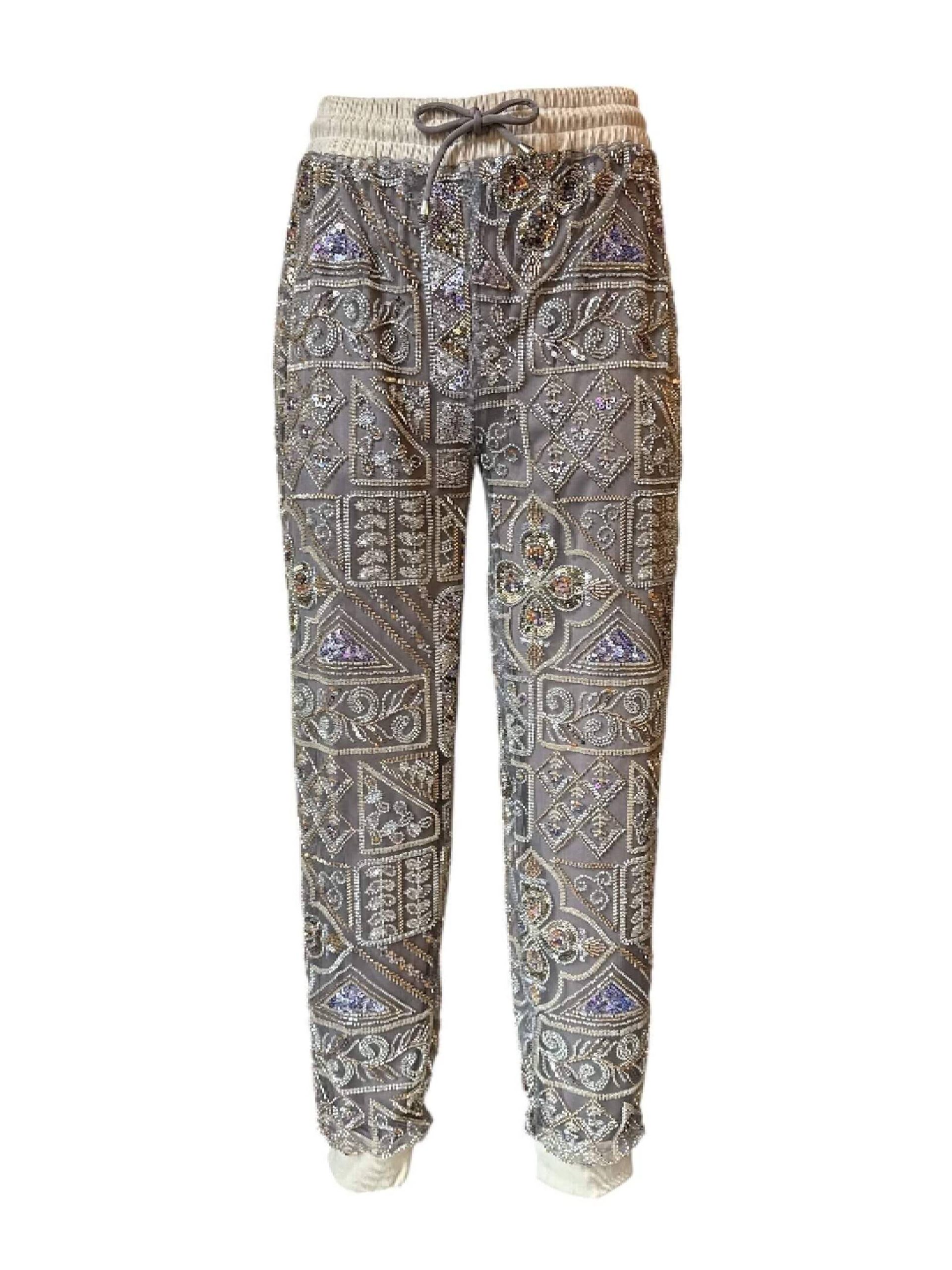 Any Old Iron Ivory/Cream High Rise Pants