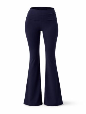Tennis Dropout Essential Navy Foldover Flares