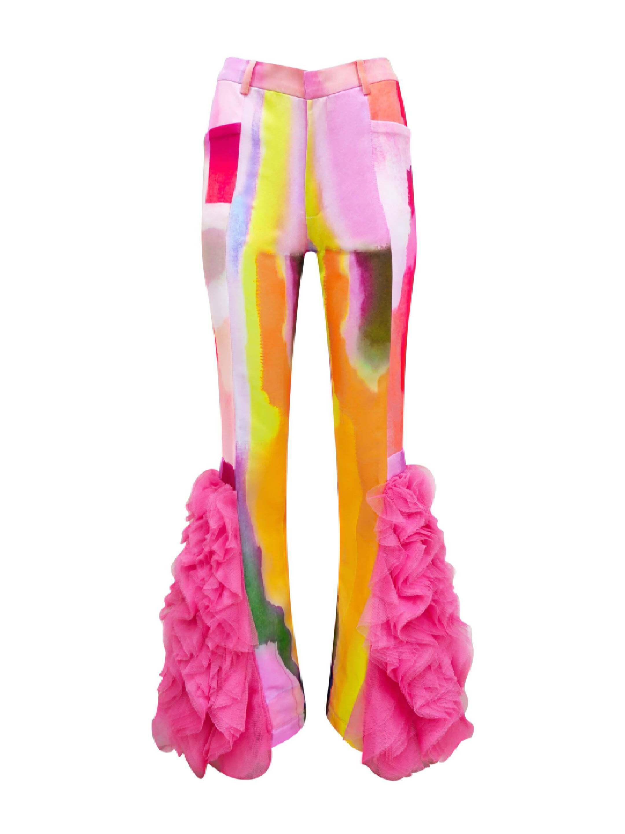 2madison Avenue Bonita AP Pink Lydia Pant With Tulle F/P