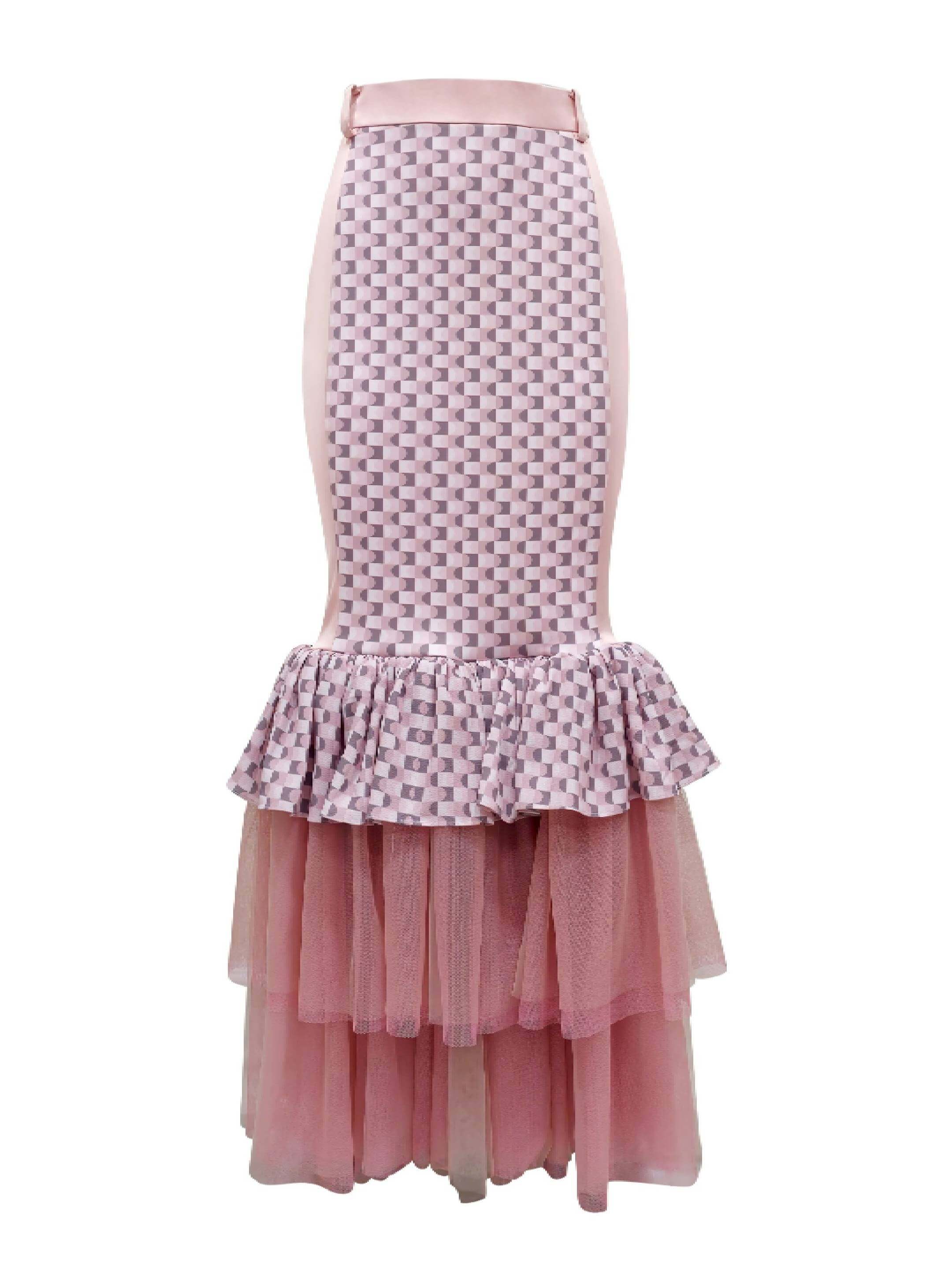 2madison Avenue BonitaGo Platinum Carrie Long Skirt