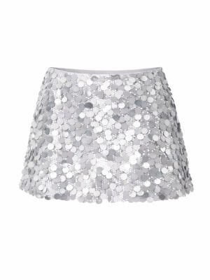 Deuniq Silver Mini Skirt