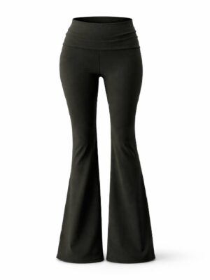 Tennis Dropout Essential Olive Foldover Flares