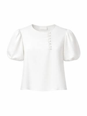 Deuniq White Blouse Top