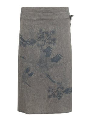 TOSHIE Linen Skirt Blue