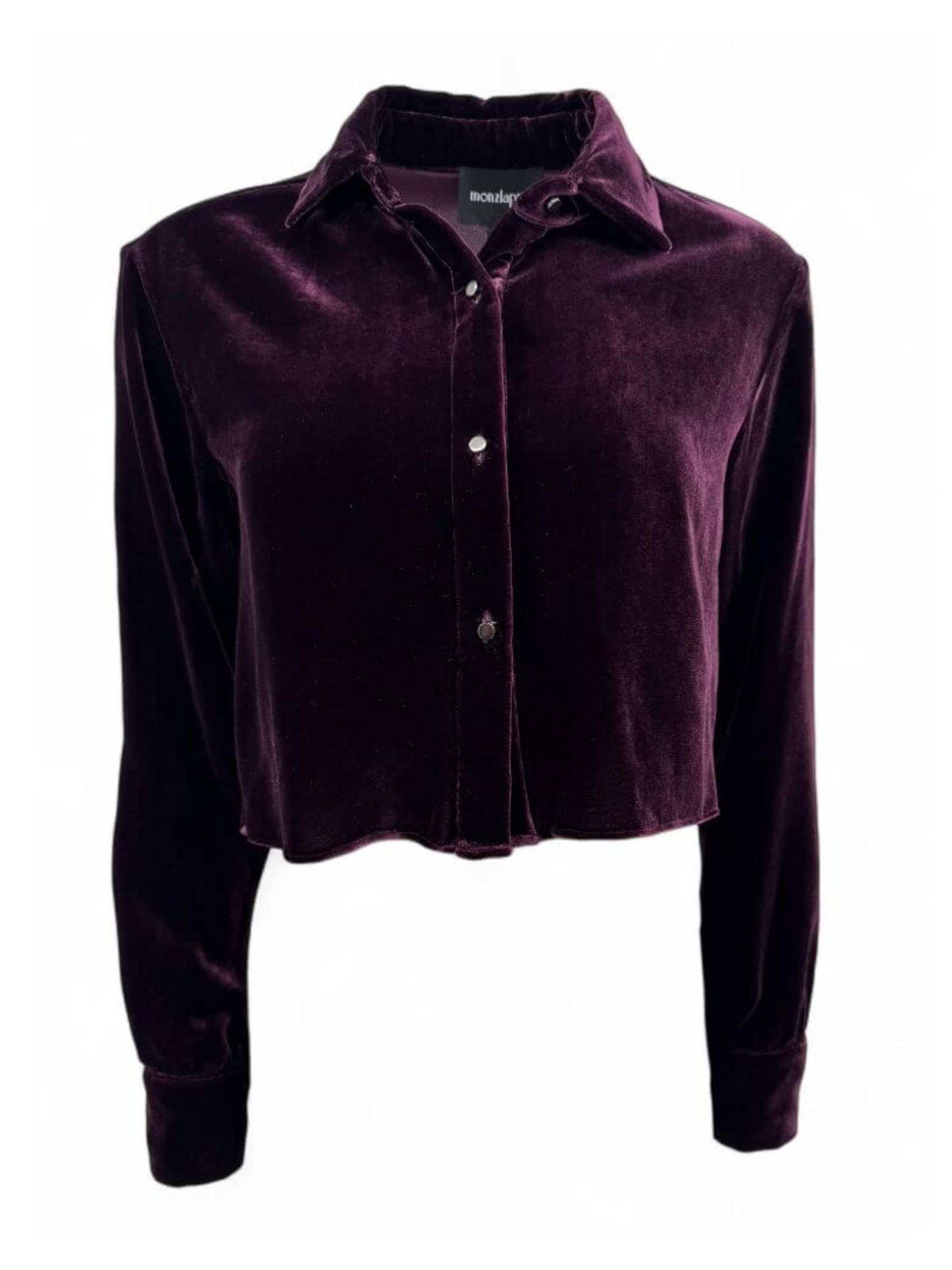 MONZLAPUR Red Button Up Top