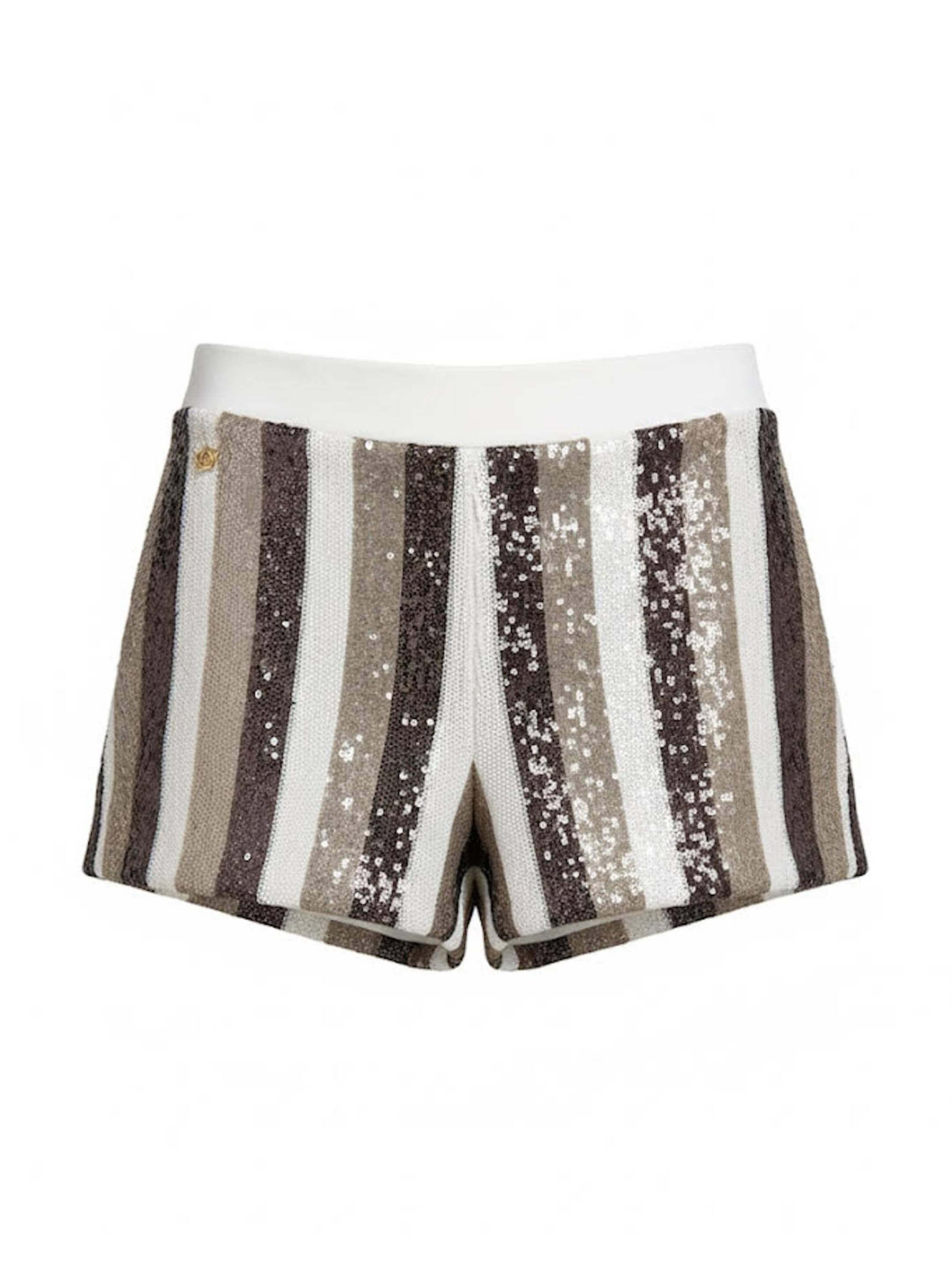 MundoE&E Bronze Sequins Short And Mini Shorts