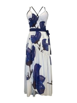 MundoE&E Floral Print One Piece & Skirt Beachwear Set