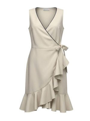 MundoE&E Ivory/Cream Cocktail Dress