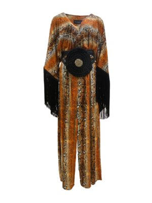 Bobo Marché Kimono - Blue Flame Sequin Gown