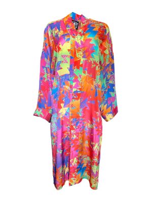 Any Old Iron Multi-Color Long Coat/Outerwear