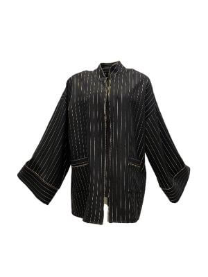 Bobo Marché Kimono Jacket With Gold Stripes