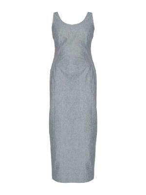 Back Bone Society Grey Casual Dress