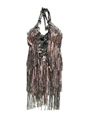 Bobo Marché Silver Gown Dress