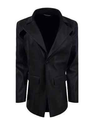 Circular Path Black Blazer Jacket/Blazer