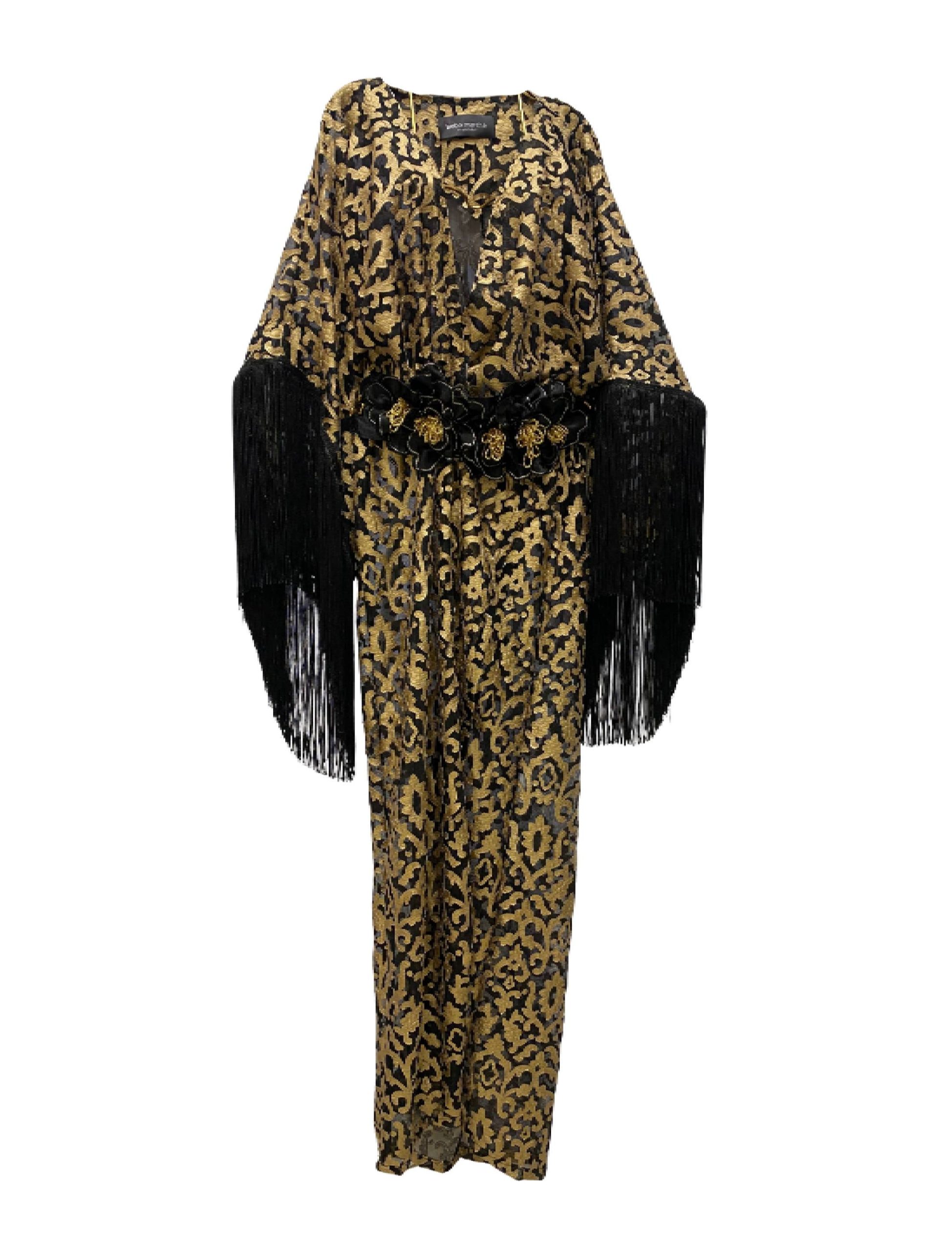 Bobo Marché Gold Gown Dress