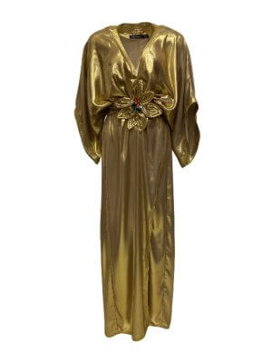 Bobo Marché Gold Gown Dress