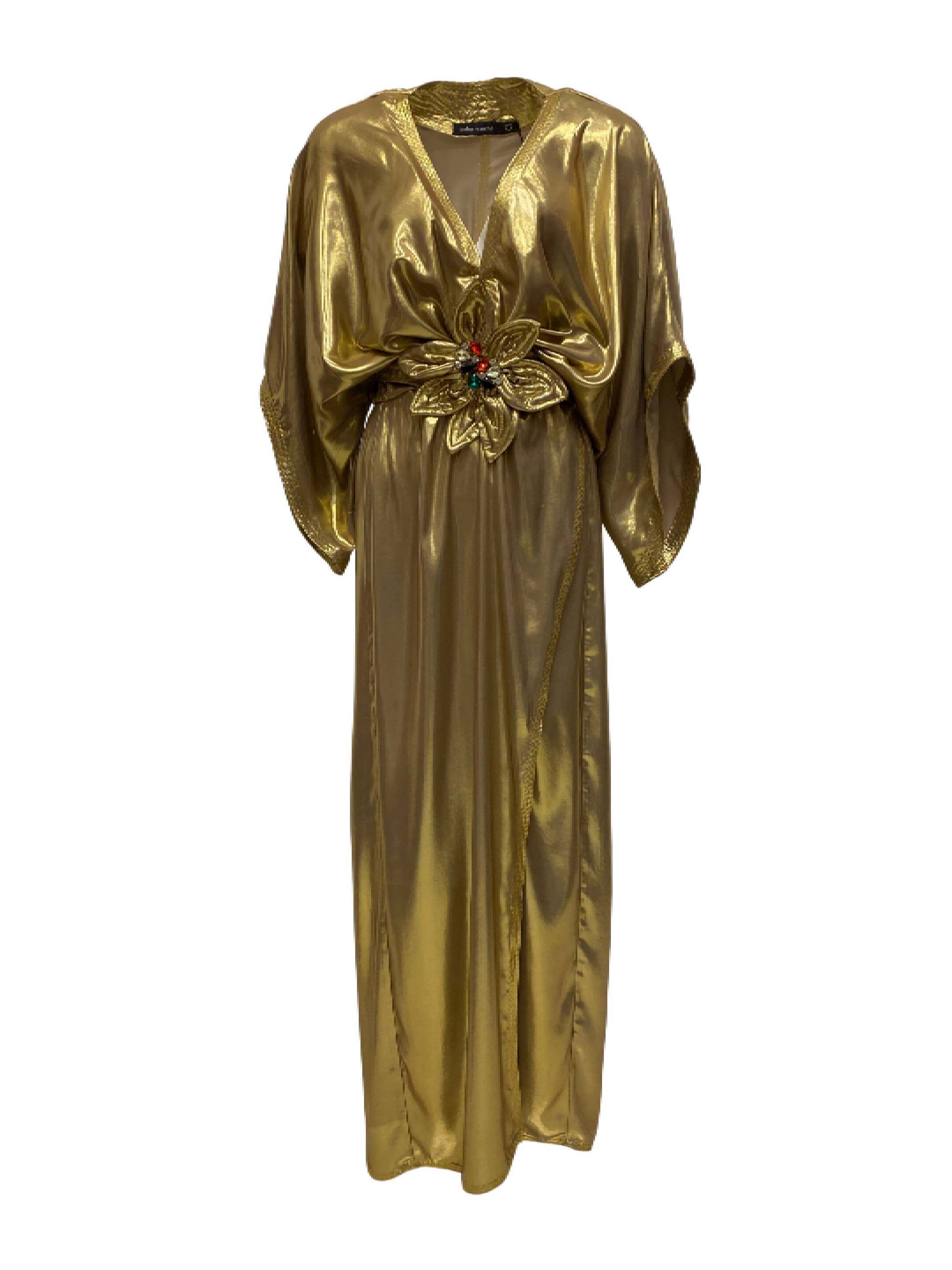 Bobo Marché Gold Gown Dress