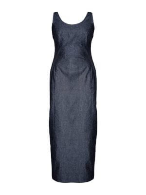 Back Bone Society Blue Casual Dress
