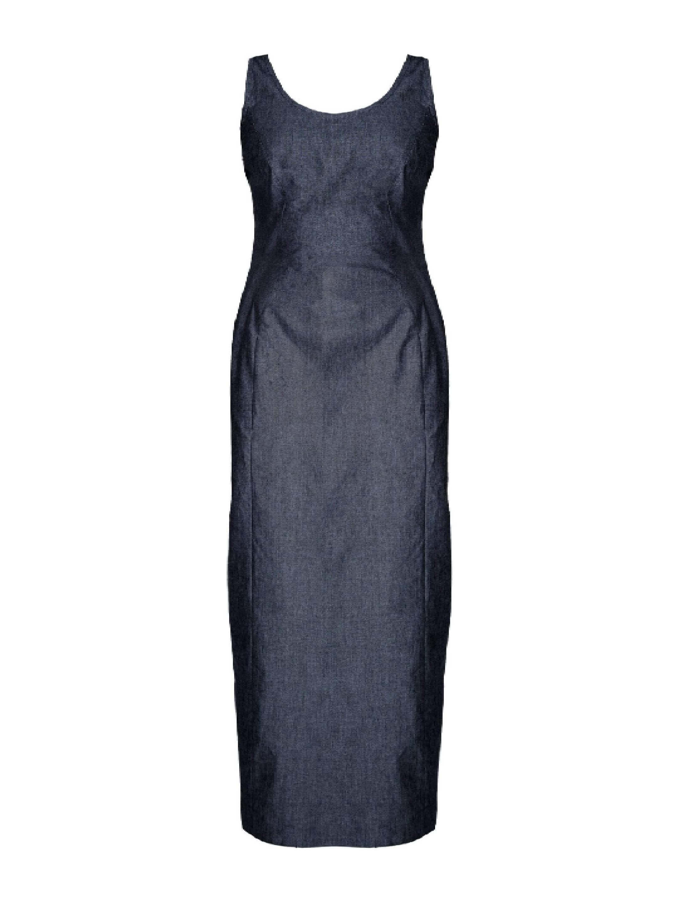 Back Bone Society Blue Casual Dress