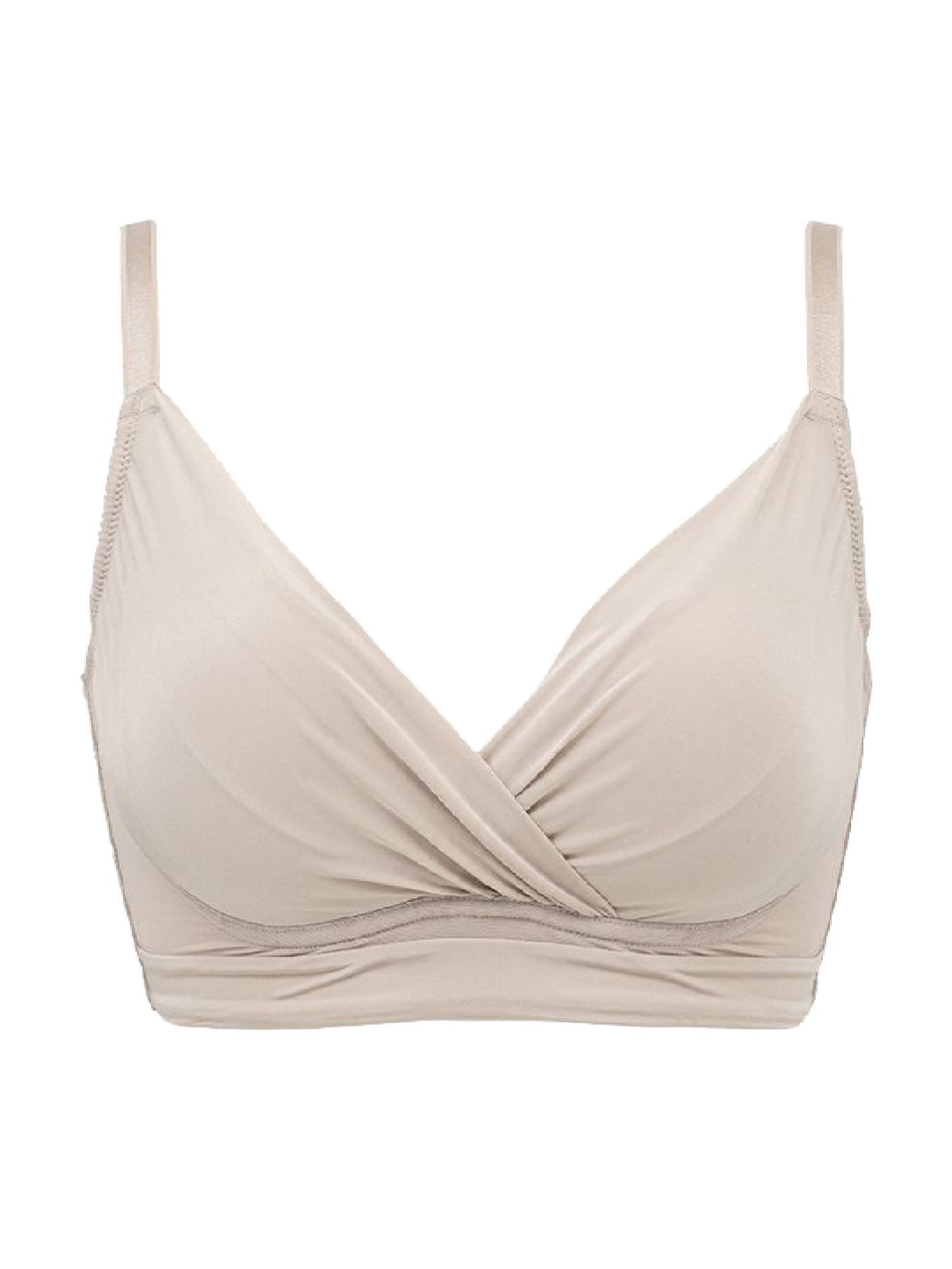 BRADELIS New York Seamless Push-Up Wireless Shaping Bra Greige