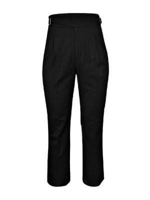 ANA MALIK Black Mid Rise Pants