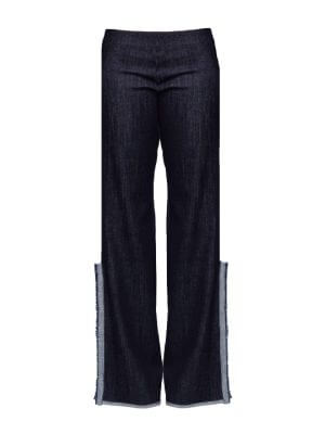 Back Bone Society Blue Flared Pants