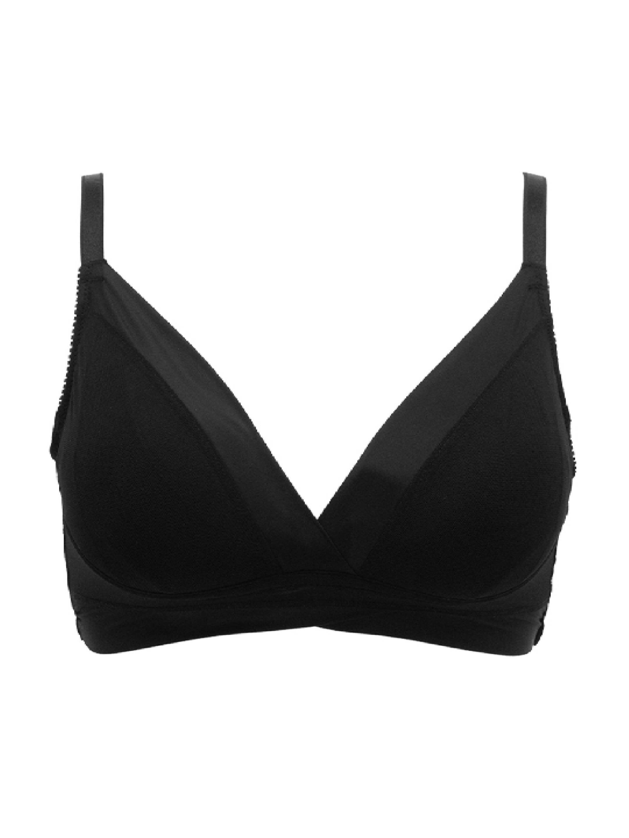 BRADELIS New York Hug Me Wireless Shaping BraćBlack