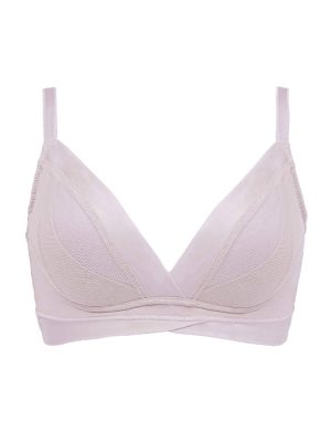 BRADELIS New York Hug Me Wireless Shaping Bra　Lavender Gray