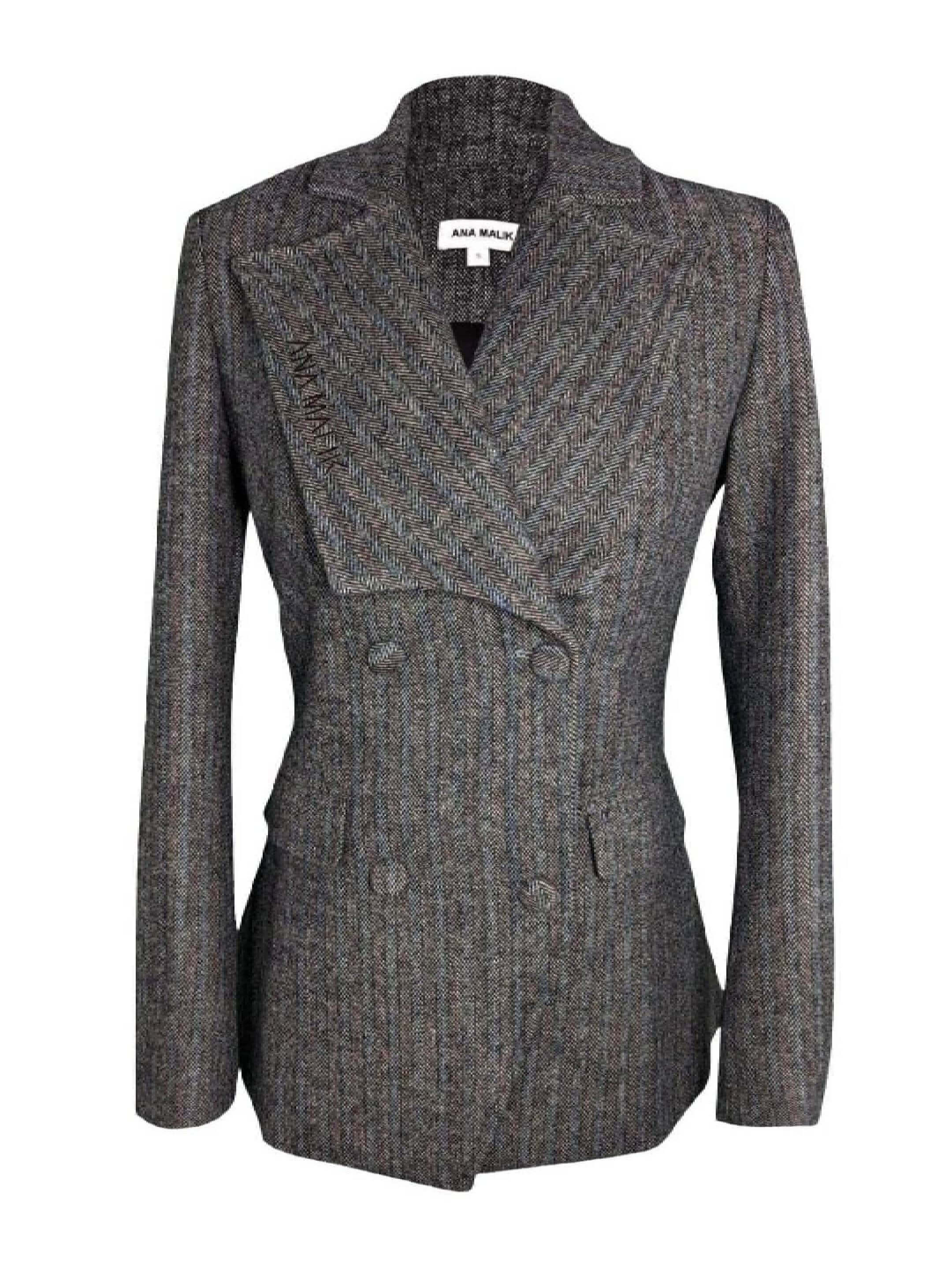 ANA MALIK Grey Pantsuit Suit