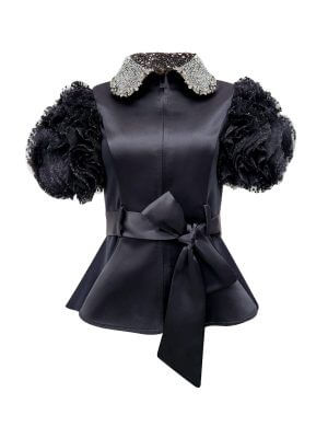 2madison Avenue Signature Black New Miranda Glam Tulle With Sequin