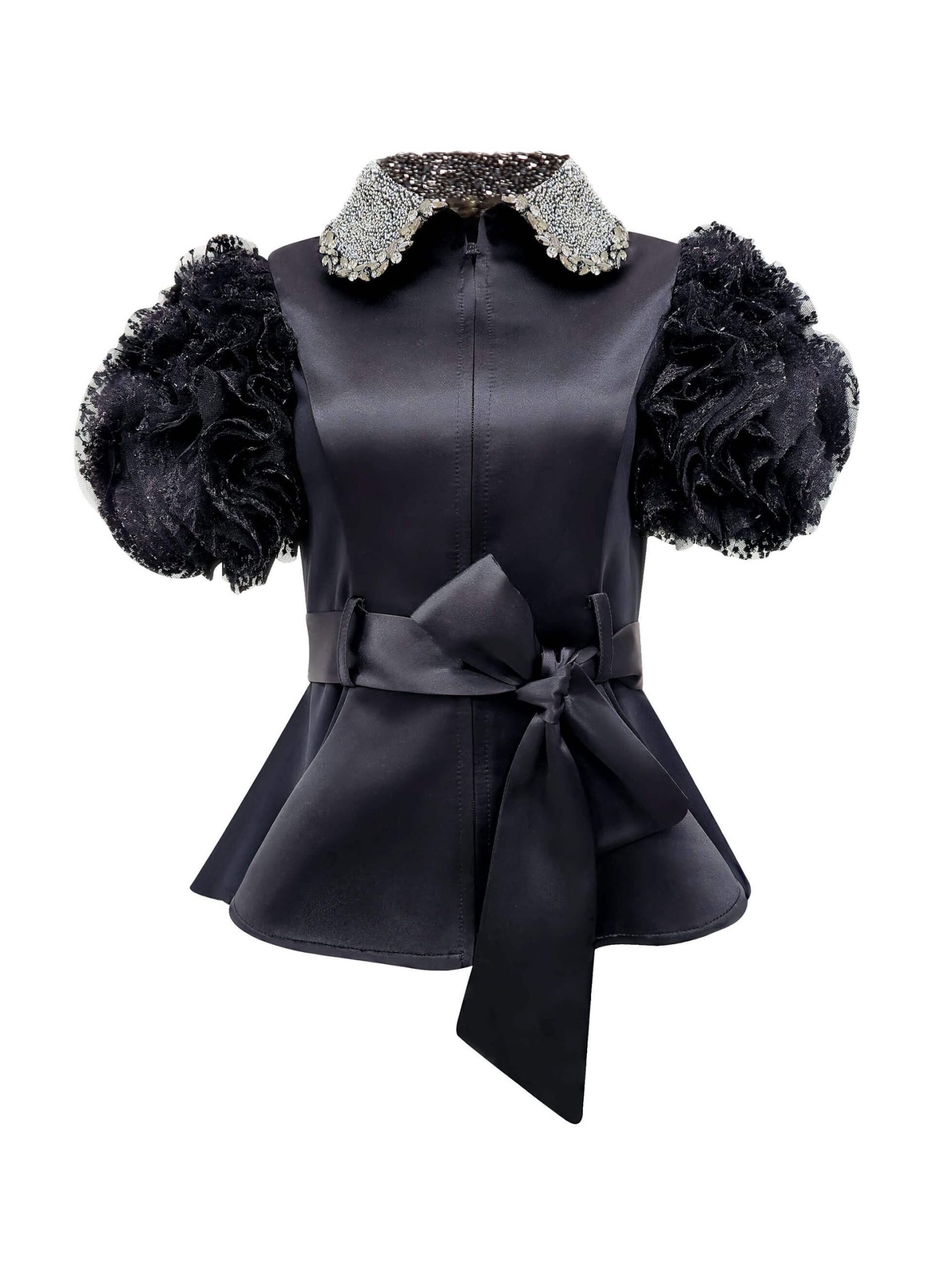 2madison Avenue Signature Black New Miranda Glam Tulle With Sequin