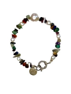 MOODY GRAY Multi-Stone Bracelet