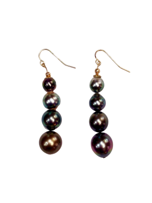MOODY GRAY The Tahitian Moon Earrings