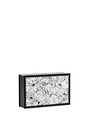 HALA & TATIANA Metallic Black Small Clutch