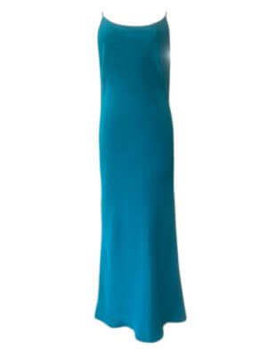 HOUSE OF GILLIAN MARIE COUTURE Blue Cocktail Dress