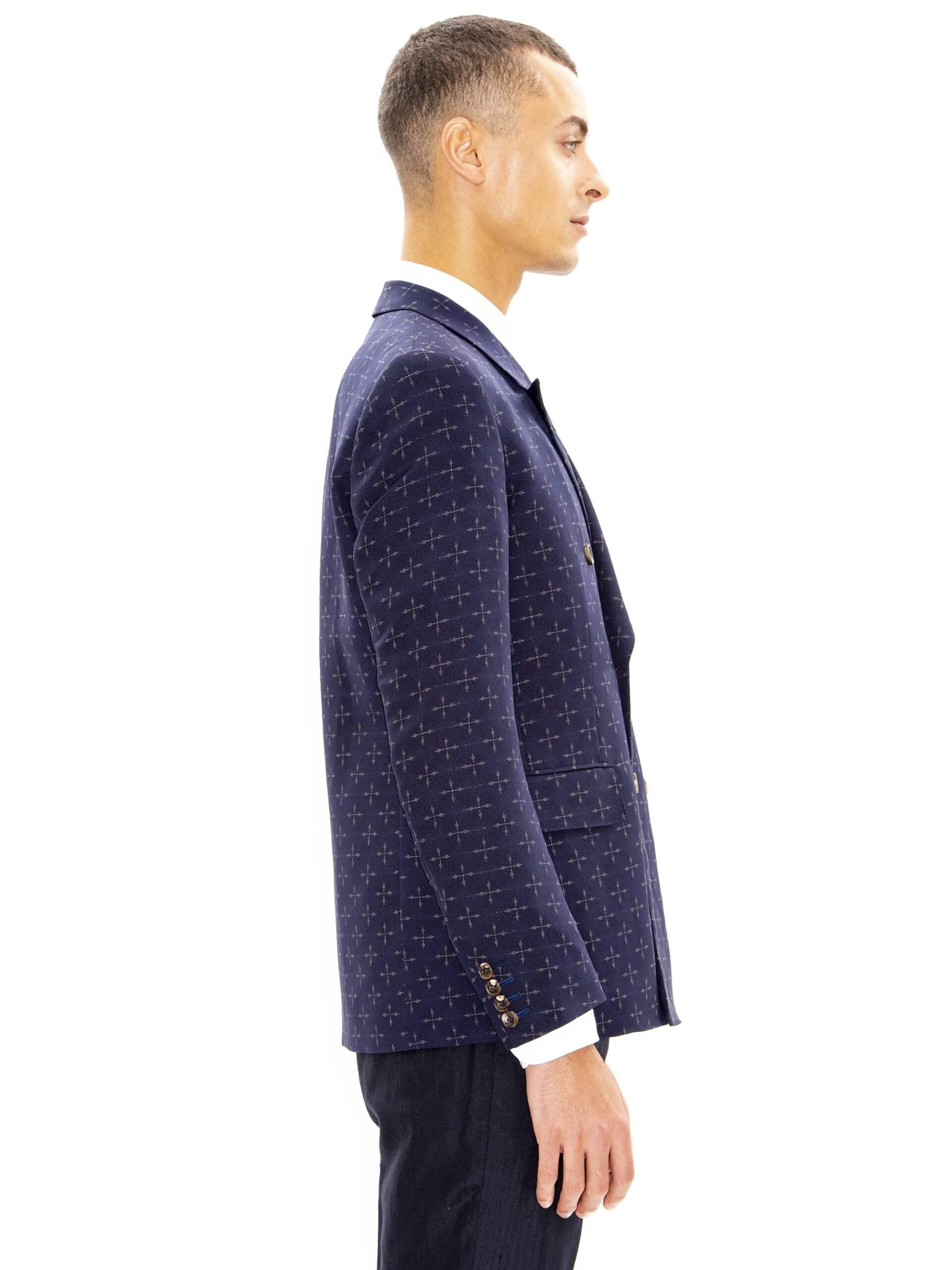 HIROMI ASAI SHIPPOU DOBULE Silk JACKET Hand-dyed - Image 4