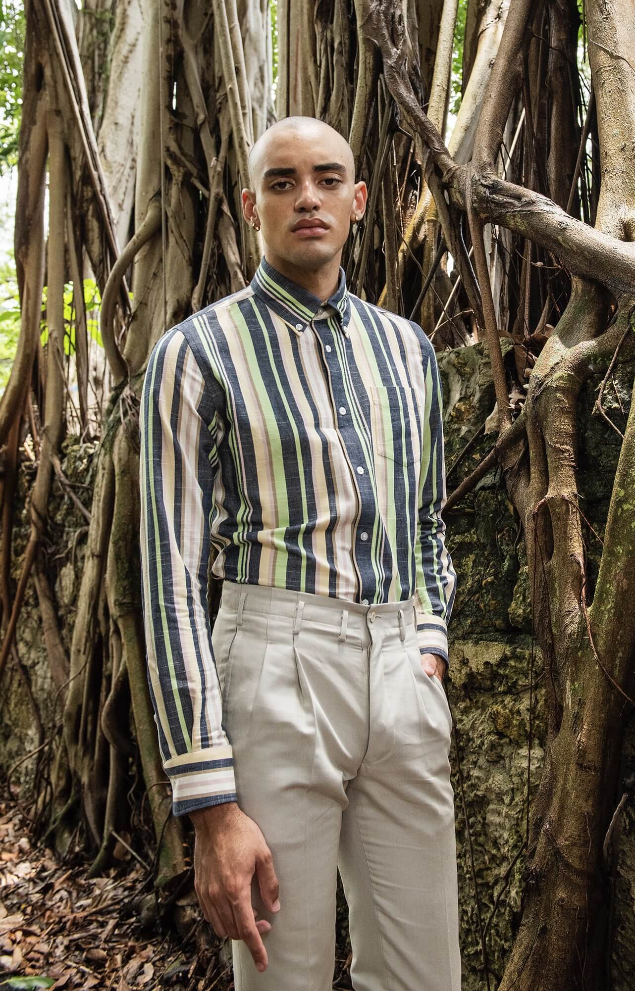 HIROMI ASAI Japanese Stripe, Isemomen Premier Cotton - Image 7