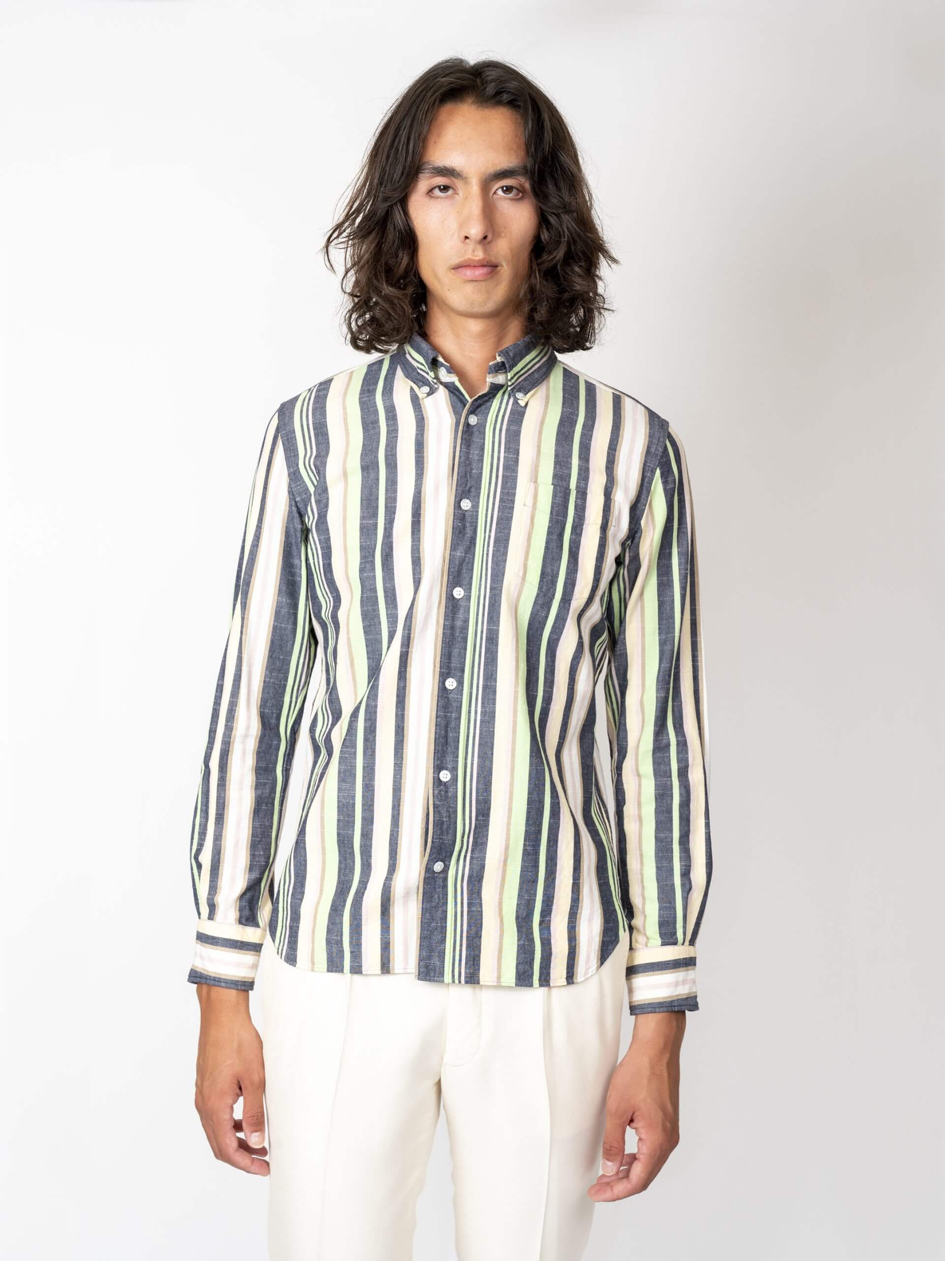 HIROMI ASAI Japanese Stripe, Isemomen Premier Cotton - Image 3