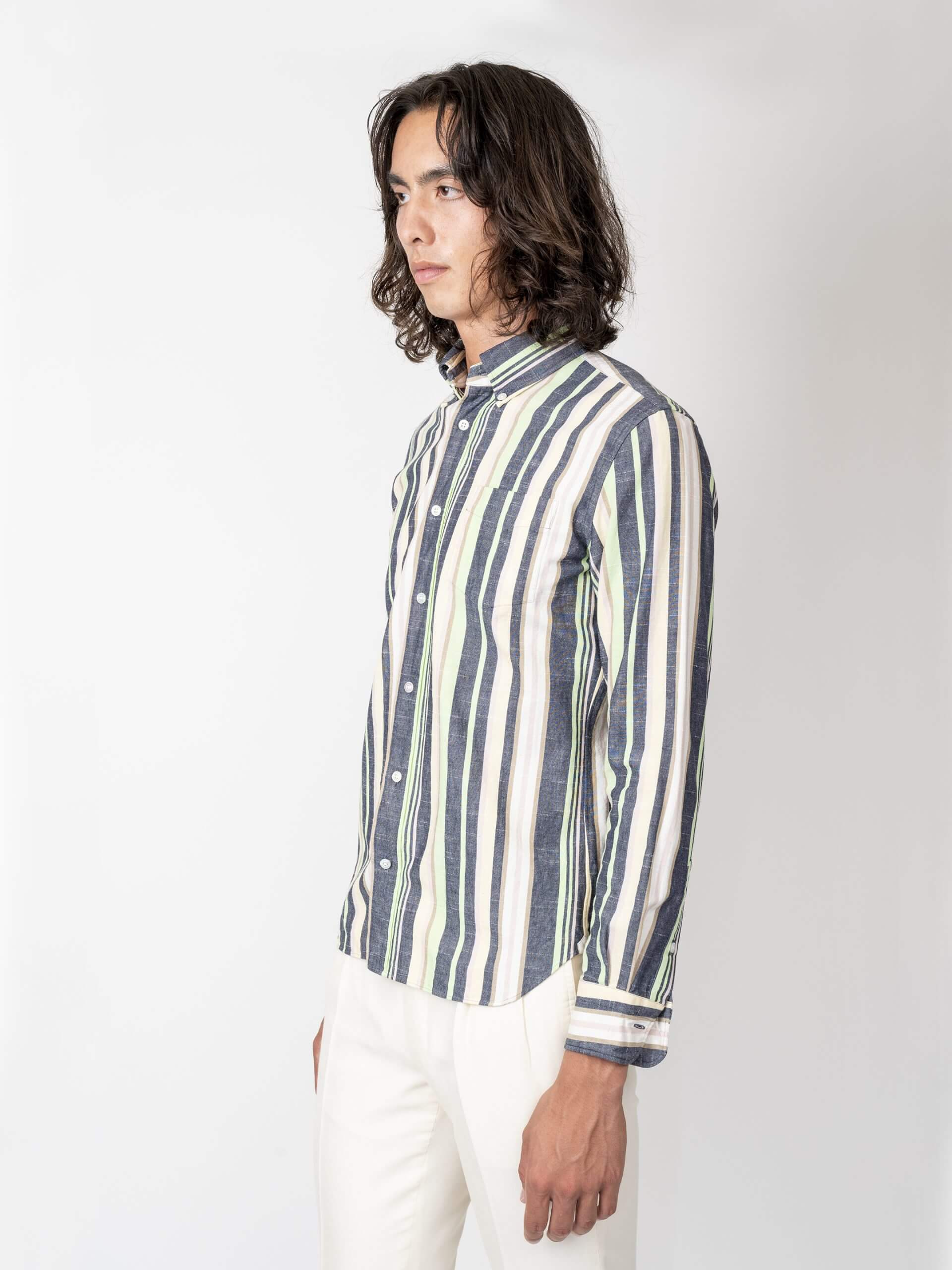 HIROMI ASAI Japanese Stripe, Isemomen Premier Cotton - Image 4