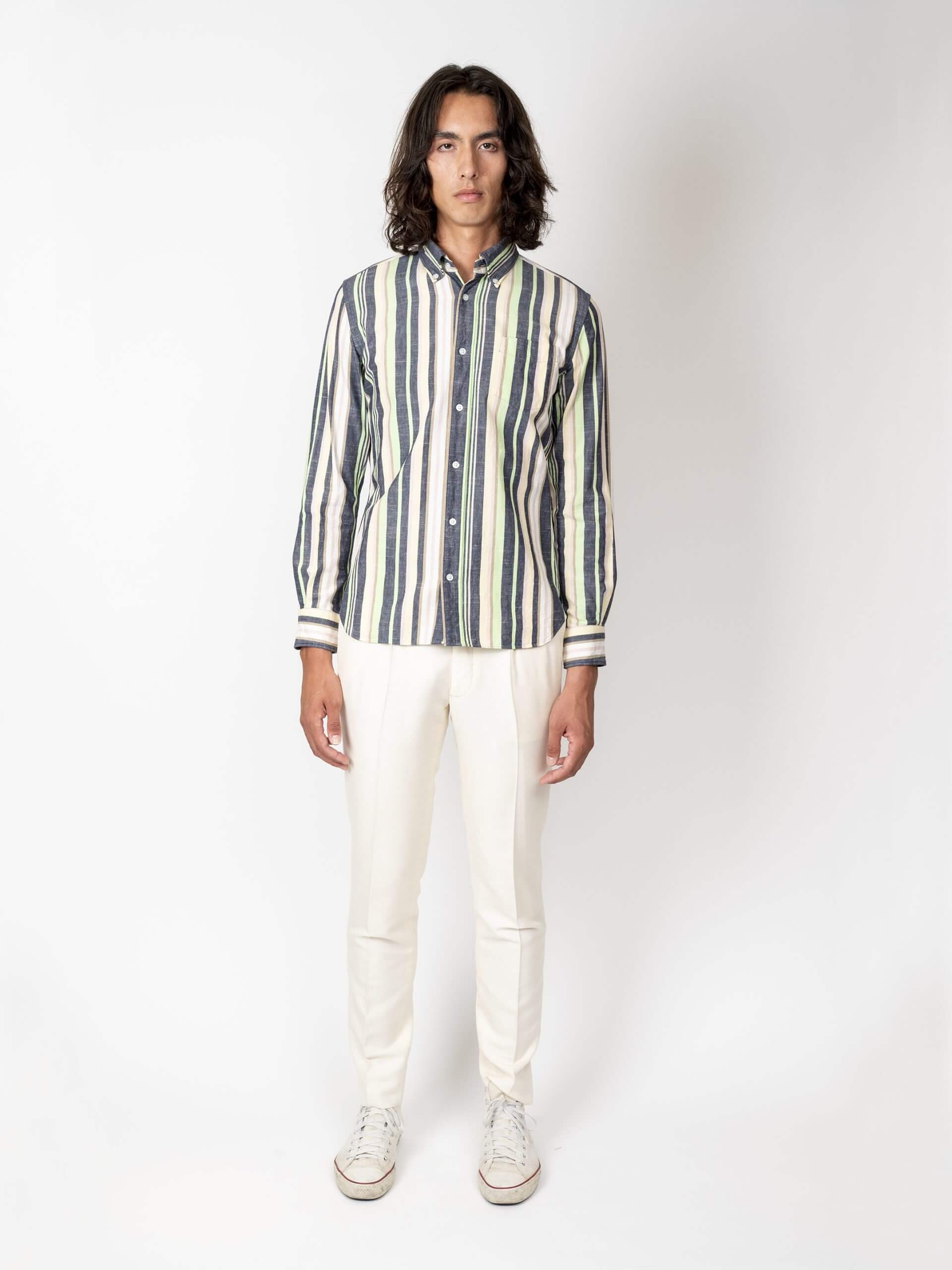 HIROMI ASAI Japanese Stripe, Isemomen Premier Cotton - Image 5
