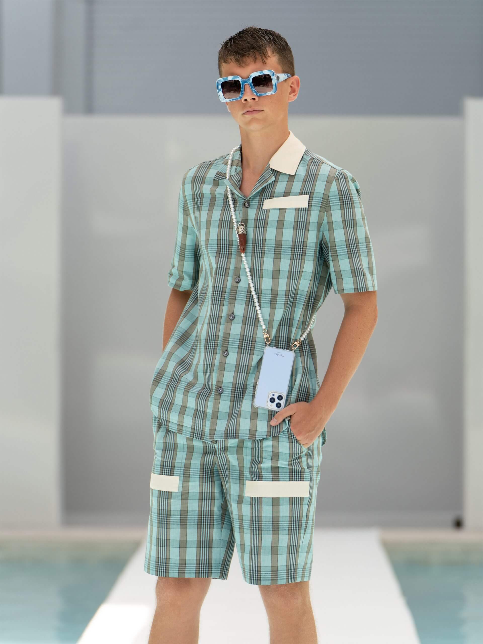 HIROMI ASAI Isemomen, Premier Cotton Short Sleeve Shirt