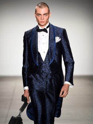 HIROMI ASAI Rose Silk Tailcoat